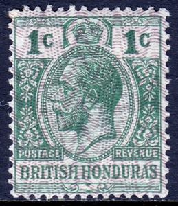 British Honduras - Scott #85 - MH - Moire overprint - SCV $4.50