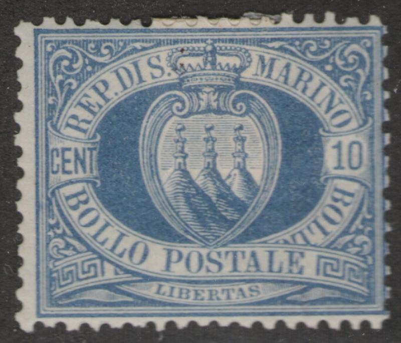 SAN MARINO MNG Scott # 7 - remnant, pencil # (1 Stamp)