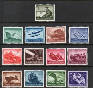 Germany B257-B269 MNH