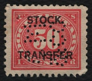 #RD9 50c Stock Transfer, Used [18] **ANY 5=FREE SHIPPING**