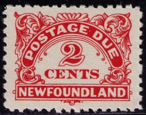 Newfoundland # J2  Mint VF NH  Cat. $ 20