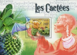 Cactuses Stamp Cactus Opuntia Microdasys Mammillaria Karwinskiana S/S MNH #2967