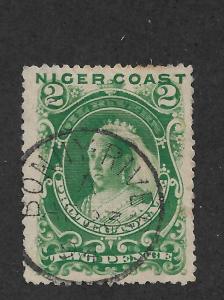 Niger Coast Scott # 39 VF clean Used scv $ 48 ! nice colors ! see pic!