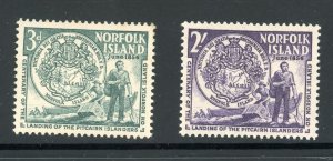 Norfolk Island 19-20 MH 1956