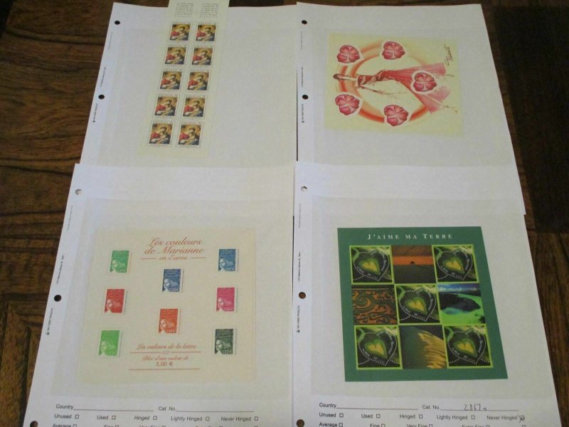 France Souvenir Sheet Lot - WDWPhilatelic #8