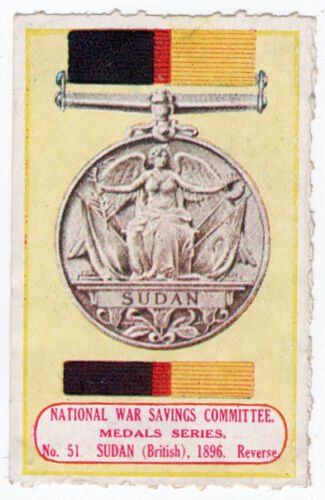 (I.B-CK) Cinderella : National War Savings (Medals Series 51) Sudan 