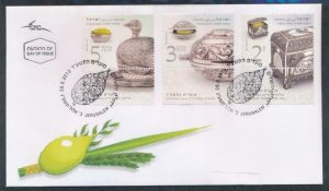 ISRAEL SC#1986-1986 FDC WITH TAB