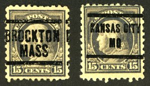 U.S. #475 PRE CANCEL SET NG