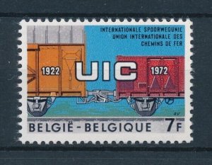 [114074] Belgium 1972 Railway trains Eisenbahn  MNH