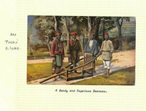 NEPAL *Dandy and Nepalese Bearers TUCK'S OILETTE Unused Postcard {samwells}AQ229