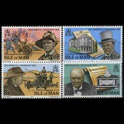 ISLE OF MAN 1974 - Scott# 48-51 Churchill Set of 4 NH