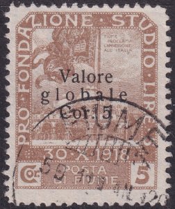 Fiume 1919 Sc 84 used first overprint