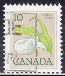 Canada 786 USED 1979 Lady's Slipper 10¢