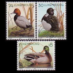 LUXEMBOURG 2000 - Scott# 1031-3 Ducks Set of 3 NH