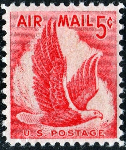 SC#C50 5¢ Eagle Single (1958) MNH