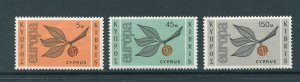 Cyprus 262 - 264 Europa Leaves and Fruit Stamp Set MNH 1964