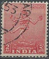 India 211 (used) 2a Nataraja