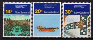 New Zealand 1979 Parliamentary Conference Complete Mint MNH Set SC 698-700