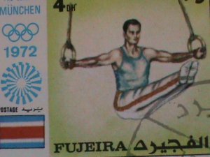 ​FUJEIRA STAMP-1972 OLYMPIC GAMES MUNICH'72 - CTO COMPLETE-LARGE SET SHEET VF