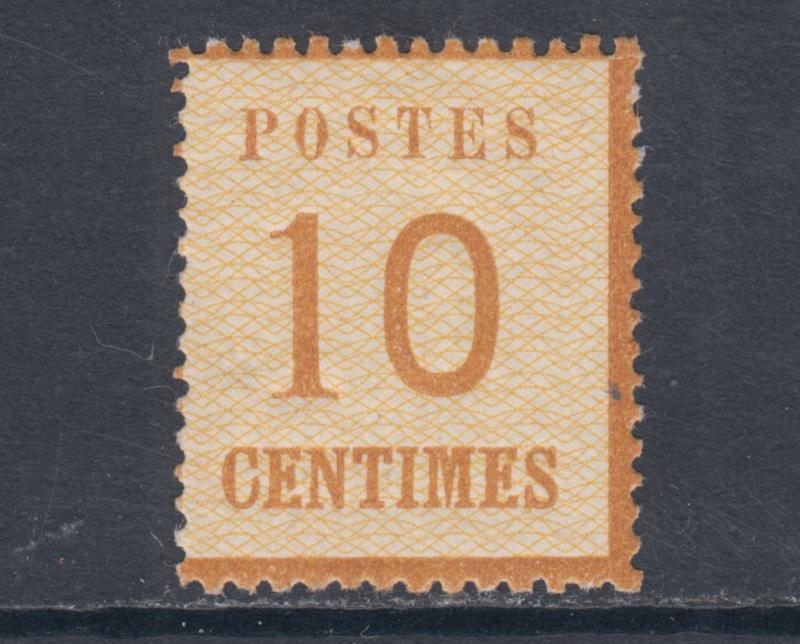 France Sc N12 MLH. 10c Official Imitation, Network points down