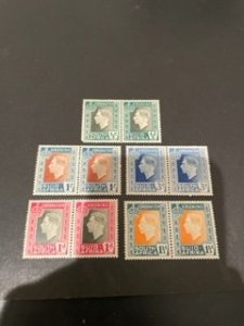 South Africa sc 74-78 MNH pairs  comp set