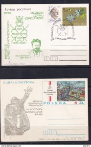 Poland 10 Postal Stationary Cards Special cancel 16118