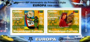 MOZAMBIQUE 2006 CONCORDE Europa CEPT Mini Sheet Perforated mnh.vf