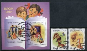 Azerbaijan 2010 Europa Children's Books + MS FU