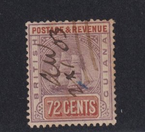 British Guiana 146 VF used neat cancel nice color scv $ 55 ! see pic !