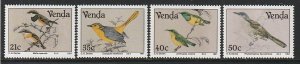 1991 South Africa - Venda - Sc 221-4 - MNH VF - 4 singles  - Birds