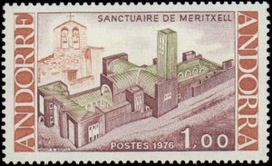 Andorra French Administration #250, Complete Set, 1976, Never Hinged
