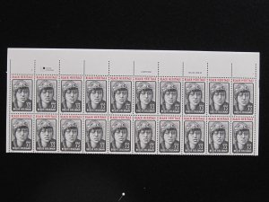 US - SCOTT# 2956 - PLATE# STRIP 20 - MNH - CAT VAL $37.00