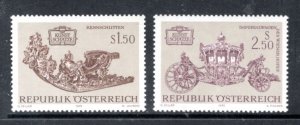 AUSTRIA MNH VF Coronation landau, Imperial stage coach