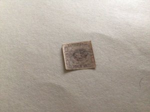 Denmark Royal Emblem 1858 used stamp A10379