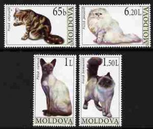 Moldova 2007 Cats perf set of 4 unmounted mint, SG 578-81