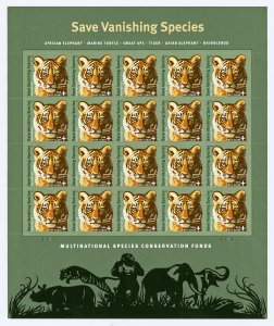 Scott B4 Save Vanishing Species Semi-Postal Mint Sheet NH Cat $22 (face $12.60)