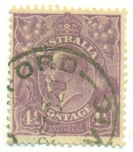 AUSTRALIA #74a, Used, Scott $32.50