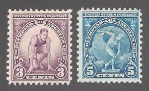 718-719 Mint,OG,NH... SCV $4.90