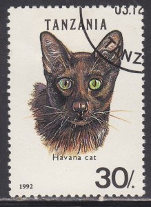 Tanzania 967B Havana Cat 1992