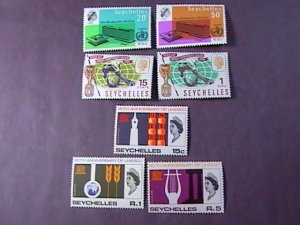 SEYCHELLES # 226-232-MINT/HINGED----3 COMPLETE SETS----1966