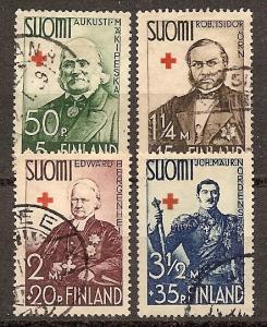 Finland B 27-30 Used 1938 Red Cross CV $13.50