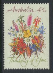 SG 1231  SC# 1164b  Used right margin imperf Wildflowers 