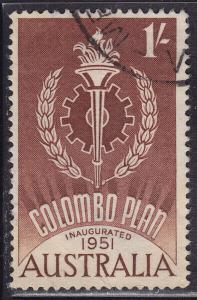 Australia 340 USED 1961 Columbo Plan 1'-