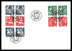 Sweden 1346-1350 U/A FDC