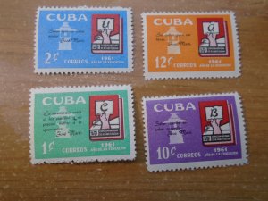 Cuba  #  682-85   MNH