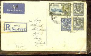 NORTHERN RHODESIA (P1210B) KGV 1936 SILVER JUBILEE 1D+3D+6DX2 REG A/M