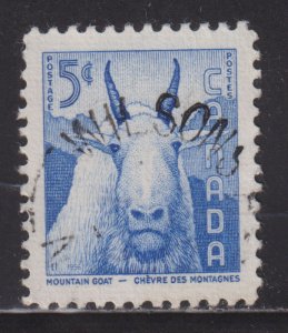 Canada 361 Mountain Goat 5¢ 1956