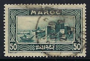 French Morocco 135 VFU O080-2