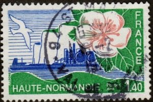 France 1589 - Mint-NH - 1.40fr Flower / Tanker / Refinery (1978)