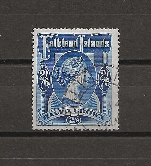 FALKLAND ISLANDS 1898 SG 41 USED Cat £300. CERT